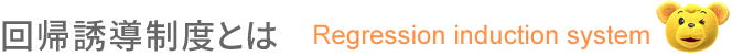 回帰誘導制度とは[Regression induction system]